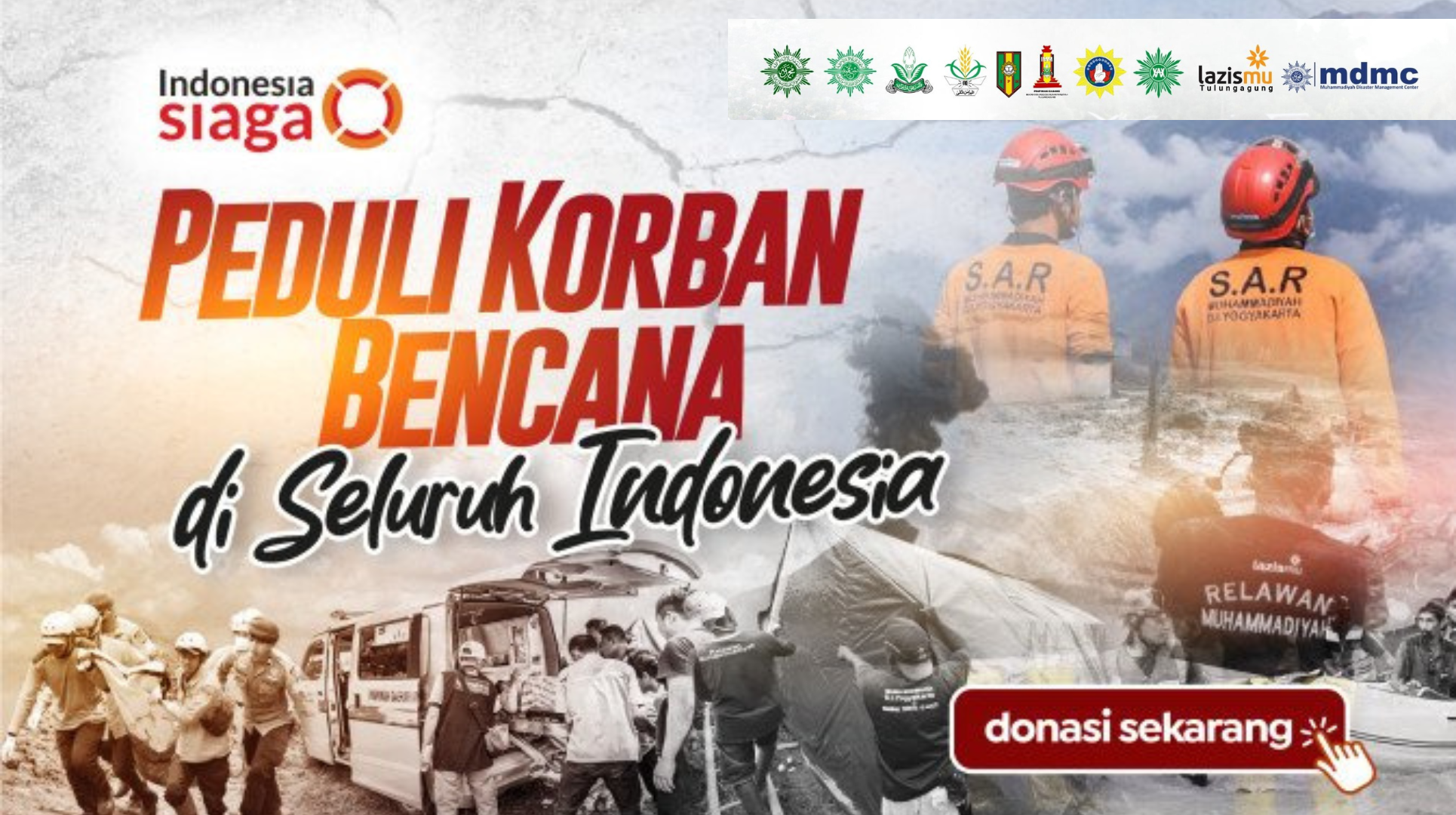 Bantu Korban Bencana di Aceh, Sumatra, dan Lumajang